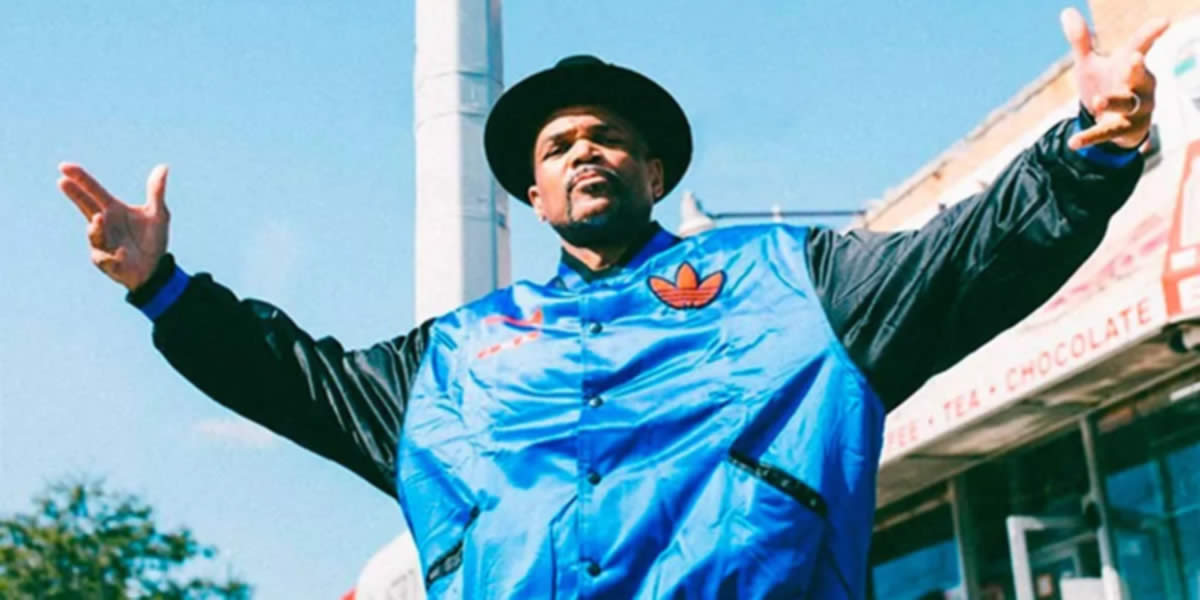 Run DMC in Adidas Bomber Jacket