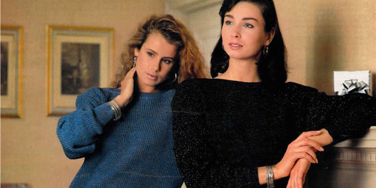 Sweater Dresses Were a Timeless Staple of 80s Fashion